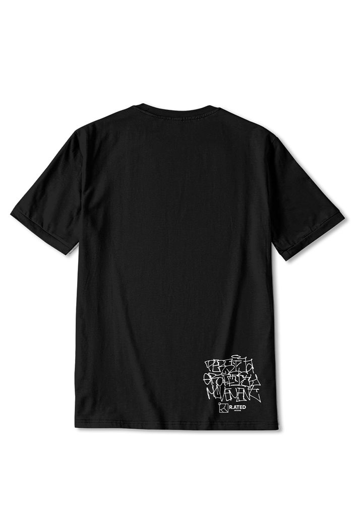 Graffkick Tee — black back print